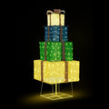 3D LED Christmas Gift Boxes Light with 8 Lighting Effects