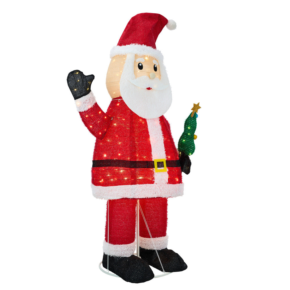 3D LED Christmas Santa Claus Light Festive Display