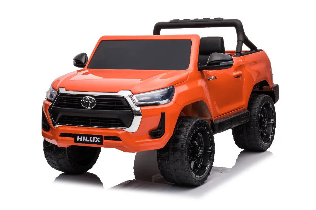 24V Licensed Toyota Hilux SR5 2-Seater Kids Ride-On Ute Orange