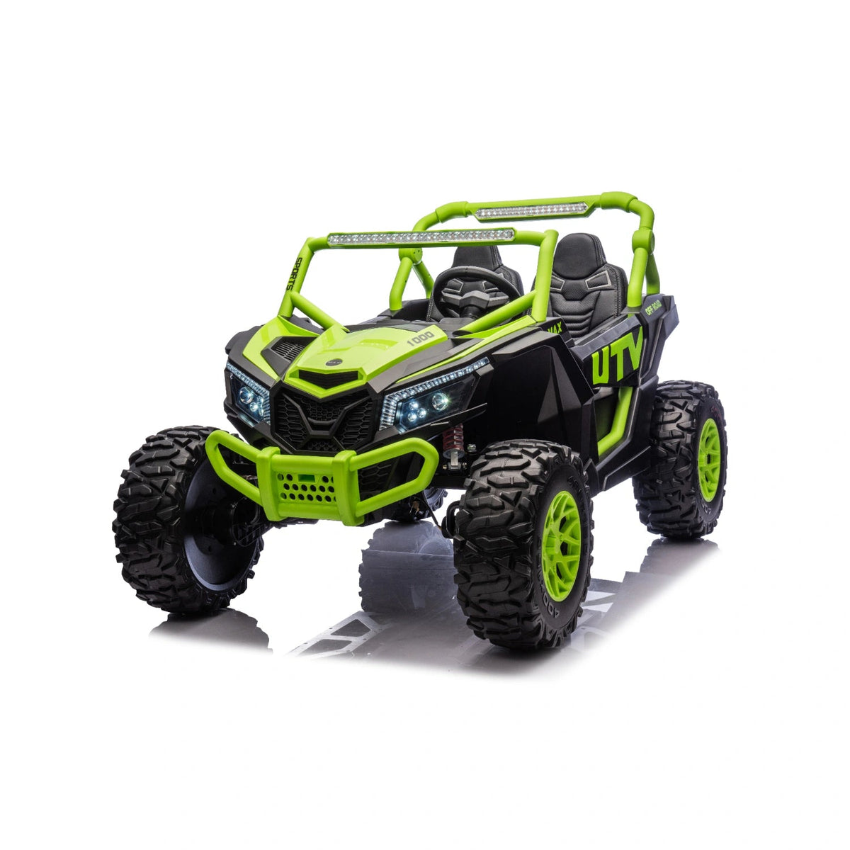 King of UTVs ZForce RZR Turbo 24V 1400W 4WD Kids Ride-On Buggy Green